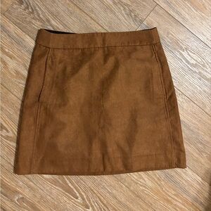 Jcrew women’s suede mini skirt